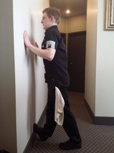 Plantar Fasciitis –Vancouver treatment clinic Massage Therapy Approach - Leaning in to the stretch – Massage Therapy Approach Vancouver