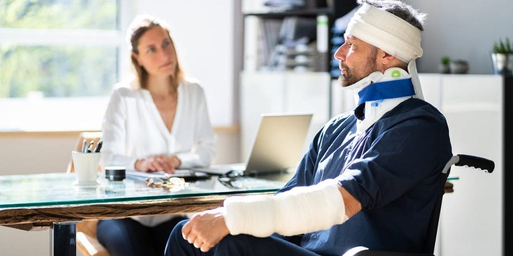 Recovering from Workplace Injuries and Car Accidents: A Guide to Care and Support in Vancouver Injured Man On A wheelchair